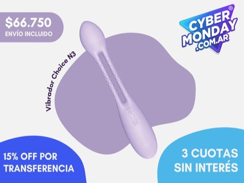 Vibrador para Parejas (Anillo+Vibrador+Partner) Recargable Choice N°3