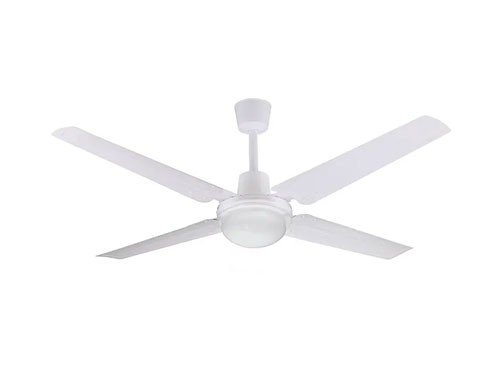 Ventilador de Techo Blanco 4 Palas Metálicas 120cm 5 Vel c/Luz Liliana