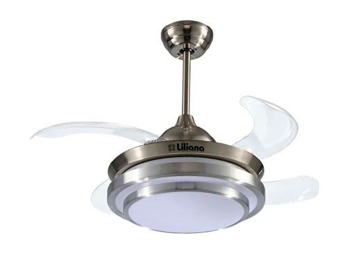 Ventilador de Techo Liliana con Palas Retráctiles Luz Led 6 Vel.