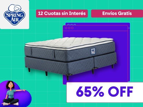 Colchón y Sommier Spring Air Four Seasons Medium 200x160