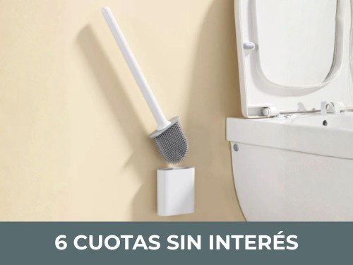 Cepillo para Baño de Silicona – con Soporte de Pared