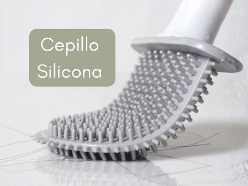Cepillo para Baño de Silicona – con Soporte de Pared