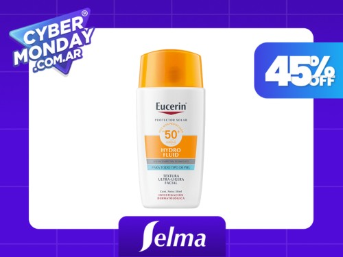 Protector Solar Eucerin Hydro Fluid FPS 50+  x50ml