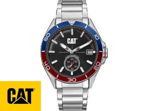 Reloj Caterpillar Sumergible 3HD caja de acero malla de acero hombre