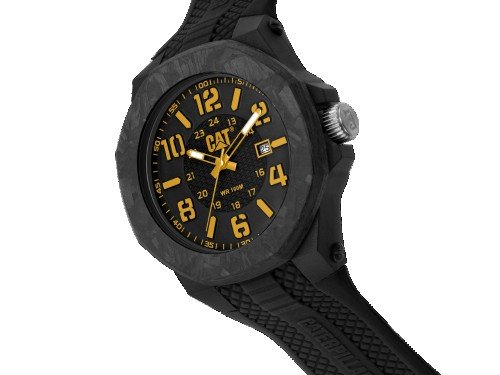 Reloj Caterpillar Sumergible 3HD Luminiscente malla de silicona hombre