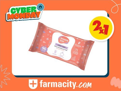 Toallas Húmedas Farmacity Bebé Cuidado Diario Avena x 96 un