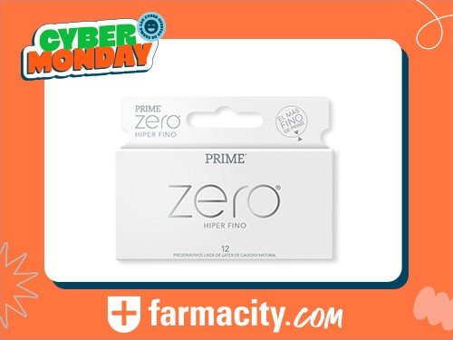 Preservativo Prime Zero Hiper Fino x 12