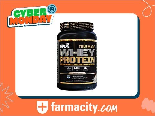 Suplemento Deportivo Ena Whey Protein True Made Vainilla x 930 g