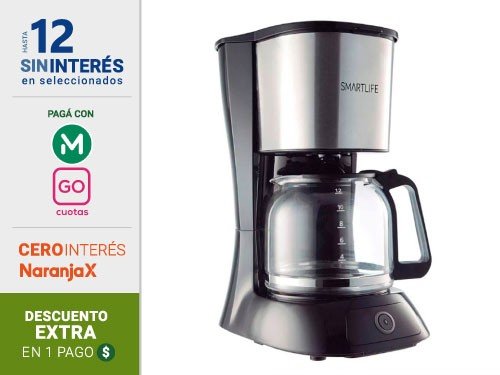 Cafetera Smartlife Sl-Cm9402 1.5L