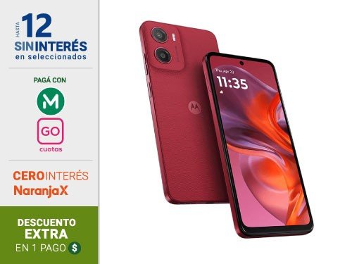 Celular Motorola Moto G05 4+128GB XT-2523-2 Plum Red
