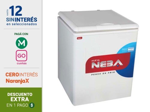 Freezer Horizontal Neba F250 245L Blanco