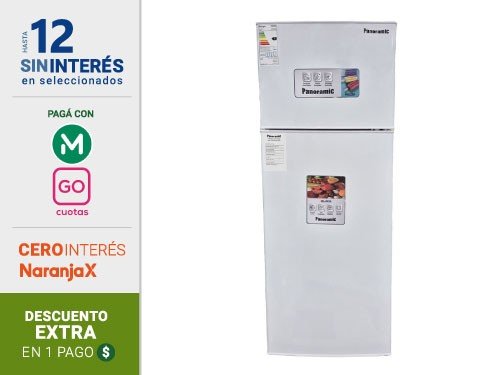 Heladera Con Freezer Panoramic EV-RF220GE 220 Lts Blanco