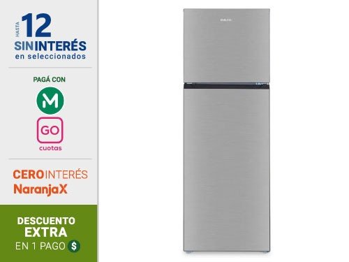 Heladera Con Freezer Philco PHCT320X 293 Lts Gris