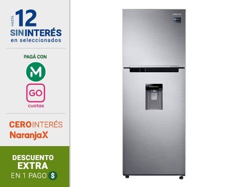 Heladera No Frost Samsung RT-29K577JS8 299 Lts Inverter Gris