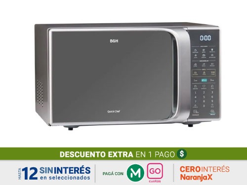 Microondas B223Ds20 Bgh 23Lt Bifuncion Gris