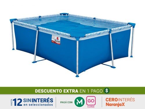 Pileta Tiburoncito N°3 2300L Celeste