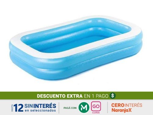 Pileta Bestway 3968/54006 800L 2.62M X 1.75M X 0.51 