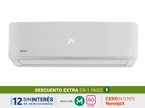 Aire Acondicionado Split Philco PHS-32HA4CN Frio/Calor  3400 Watts