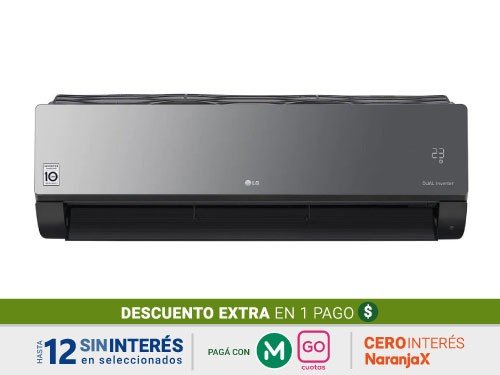 Aire Acondicionado Split Lg Art Cool Inverter S4W18Klrpa 5Kw