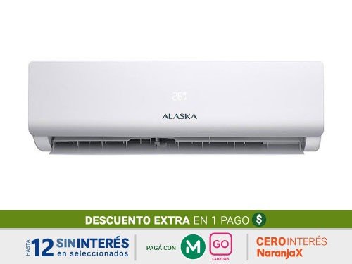 Aire Acondicionado Split Alaska AS26WCHU Frio/Calor 2650 Watts