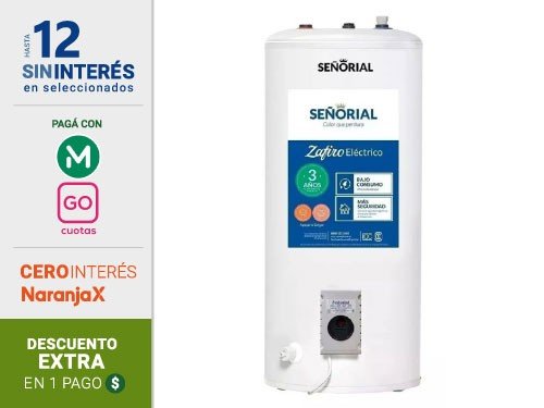 Termotanque Señorial 330006 Tt Electrico 80L Lz 