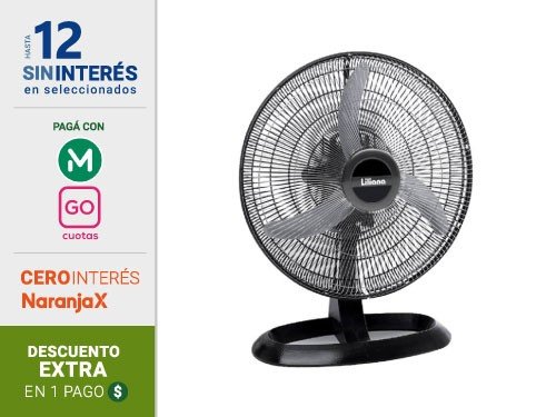 Ventilador De Mesa Liliana 20" VOTR20 Cruce