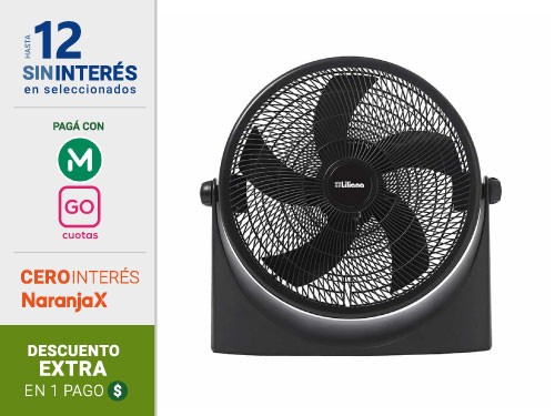Ventilador Turbo Liliana Vtf18P 18"