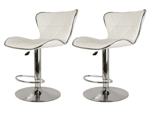 Banqueta Praga Blanca x2