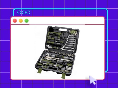 Set De Herramientas Manuales 74 Piezas Philco Sh78p