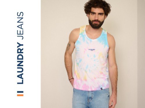 MUSCULOSA LAUNDRY ALGODÓN MIRKO PROCESS SWEET • V1