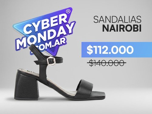 Sandalias Nairobi con taco medio