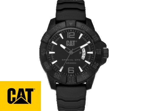 Reloj Caterpillar Sumergible 3HD caja de carbono con calendario hombre