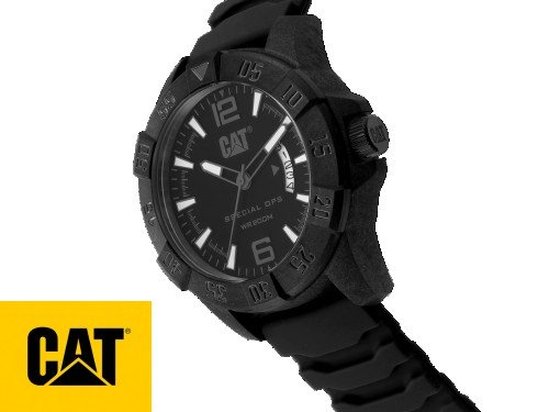 Reloj Caterpillar Sumergible 3HD caja de carbono con calendario hombre