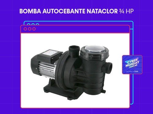 BOMBA AUTOCEBANTE PARA PILETA 3/4 HP
