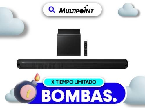 Barra de Sonido Samsung Q-Series HW-Q800F 5.1.2 ch con Subwoofer