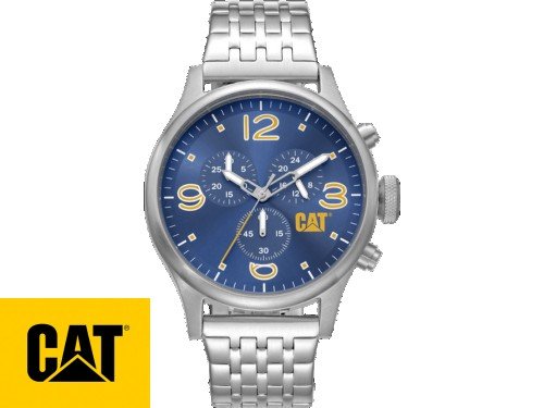 Reloj Caterpillar Crono Sumergible caja Acero malla acero Hombre