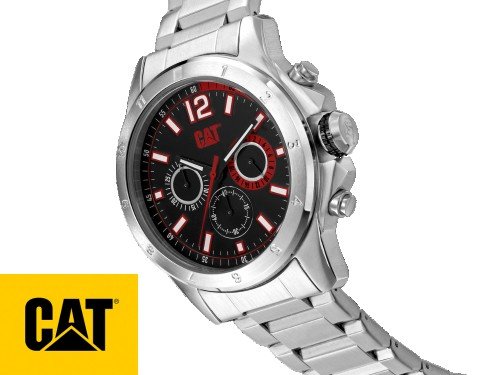 Reloj Caterpillar Crono Sumergible caja Acero malla acero Hombre