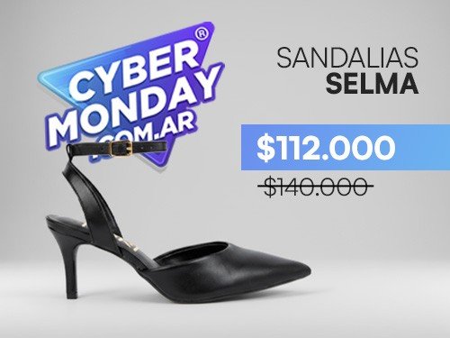 Sandalias Selma taco bajo fino