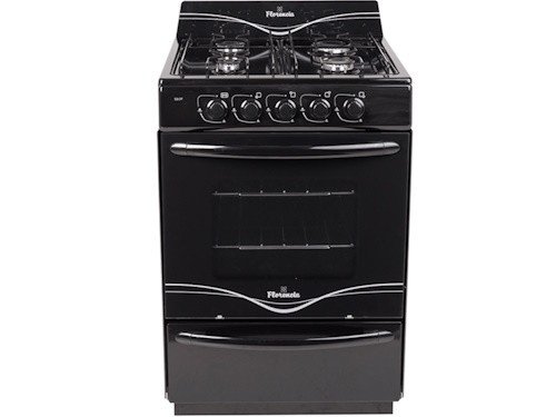 COCINA FLORENCIA 56CM NEGRO MULTIGAS FLOR 5517F