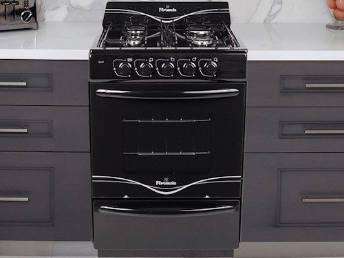 COCINA FLORENCIA 56CM NEGRO MULTIGAS FLOR 5517F