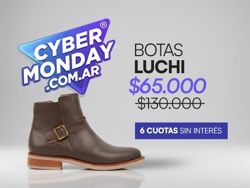 Botas Luchi de cuero legítimo