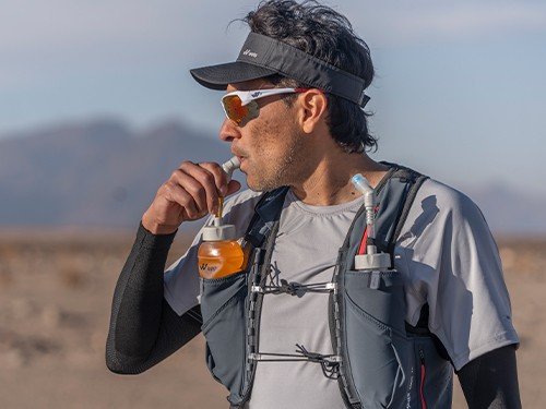 Chaleco de hidratación para trail running SIMER 10 Litros / gris plomo