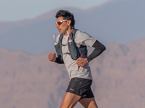 Chaleco de hidratación para trail running SIMER 10 Litros / gris plomo