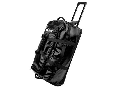 Bolso valija de viaje impermeable Weis Trolley 110 litros negro