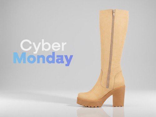 Botas Carmina caña alta con plataforma y taco