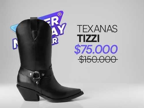 Texanas tizzi con correa y caña media