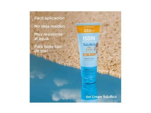 Isdin Pediatrics Gel-Crema SPF50 250 ml Protector Solar Niños