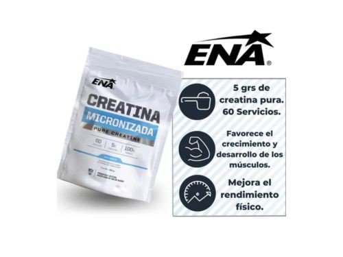 ENA Creatina Micronizada Neutro 300 g Suplemento Deportivo