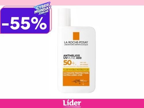 La Roche Posay Anthelios Fluido Invisible S/Color 400 FPS 50+ x 50 Ml.