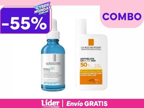 La Roche Posay Combo (Serum Hyalu B5 + Anthelios Uvmune Sin Color)